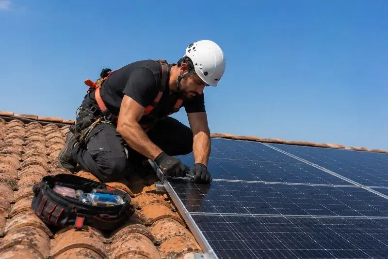 Maintenance et monitoring de panneaux solaires à Fénery